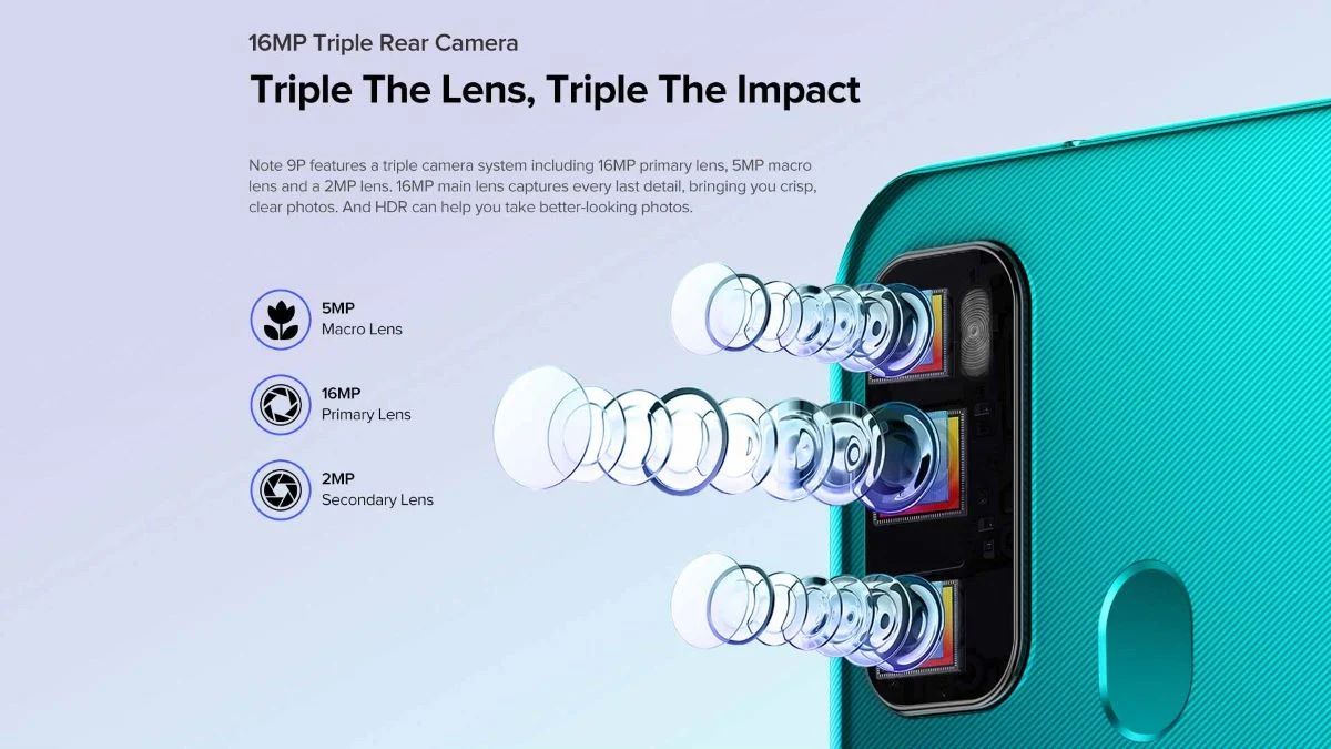 Ulefone Note 9P'nin 13MP ana kamerası, yüksek çözünürlüklü fotoğraflar çekmenize olanak tanırken, 5MP ön kamera ile net selfie'ler çekebilirsiniz. Fotoğrafçılık konusunda kaliteli sonuçlar elde etmenizi sağlayan bu özellik, sosyal medya paylaşımlarınızda size yardımcı olur. 4000mAh batarya kapasitesi ile uzun süreli kullanım imkanı sunar. Tek bir şarjla gün boyu rahatça kullanabileceğiniz bu telefon, yoğun kullanımda bile uzun pil ömrü sağlar.