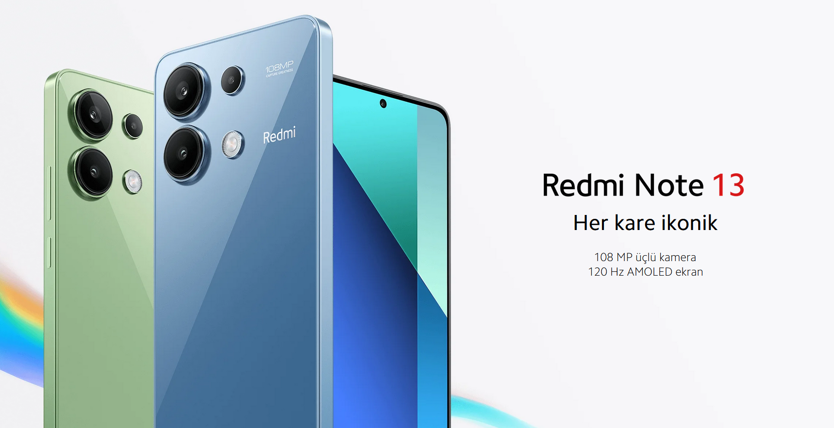 Redmi Note 13 8GB 256GB Android Cep Telefonu Ice Blue