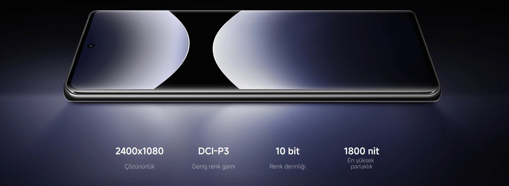 Dikkat çekici ekran Olağanüstü renk ve ton Redmi Note 14 Pro 6,67 inç AMOLED Ekran Benzersiz görüntüleme deneyimi