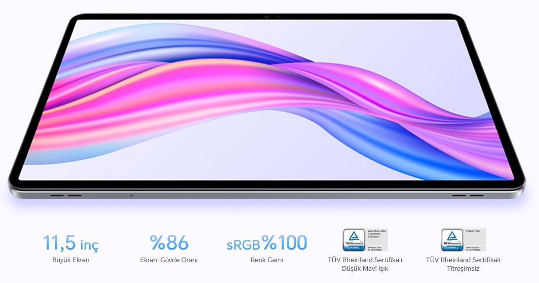 120Hz yüksek yenileme hızı ve 2K HD çözünürlük, akıcı grafikleri netlikle birleştirerek mükemmel izleme deneyimi sunuyor.5