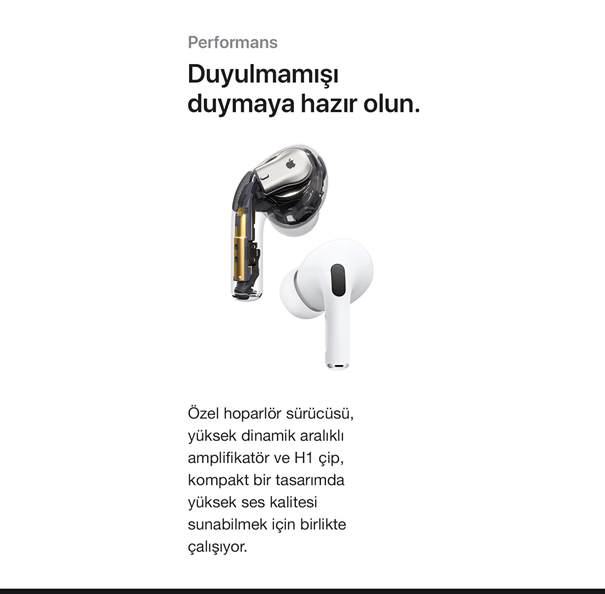 Apple Airpods Bluetooth Kulaklık MWP22TU/A (Apple Türkiye Garantili) duyulmamışı duymaya hazır olun