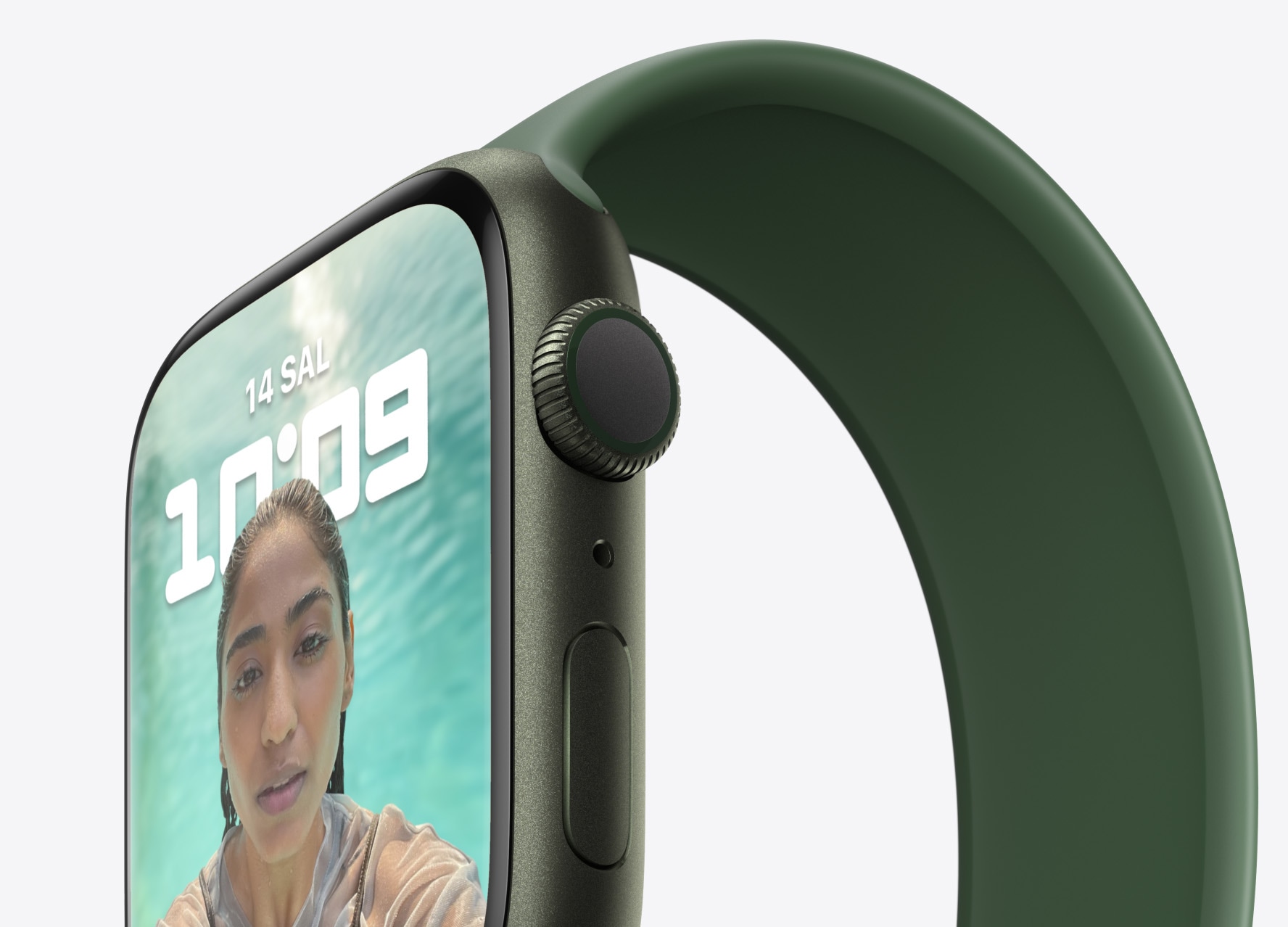 Daha büyük ekran, Apple Watch deneyimini bambaşka bir boyuta taşıyor. Şimdi saatinizi kullanmanız ve ekrandakileri okumanız çok daha kolay. Karşınızda Apple Watch Series 7. Bugüne kadarki en büyük ve en parlak fikrimiz.