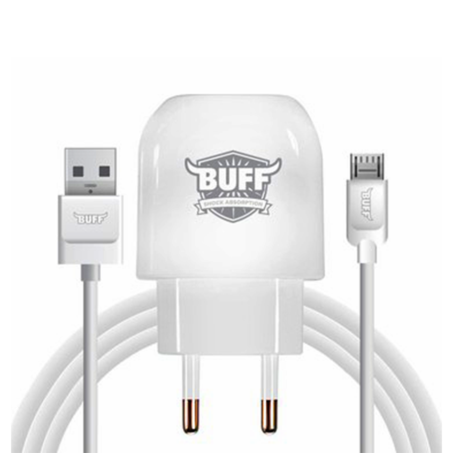 Buff Dual USB Şarj Seti micro beyaz telefondukkani.com.tr den satın alabilirsiniz.