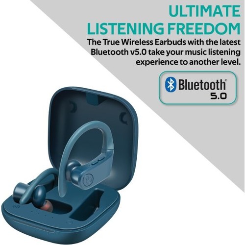 Truly / Geçek Bluetooth 5.0 Kablosuz Kulaklık:  Tam hareket özgürlüğü için kesintisiz Bluetooth akışına sahip gerçek (TRUE ) kablosuz spor kulaklıklar,  gelişmiş Bluetooth 5.0 teknolojisini benimser, daha hızlı bağlantı sağlar ve daha kararlı sinyal verir.