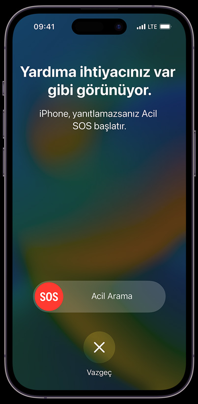 iPhone 14 Pro, ciddi bir araba kazası geçirirseniz bunu algılayarak 112’yi arıyor ve acil durum kişilerinize haber veriyor.