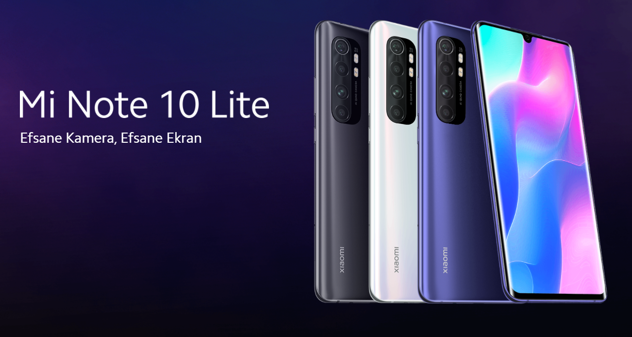 Xiaomi Mi Note 10 Lite 64GB Akıllı Cep Telefonu ( Xiaomi Türkiye Garantili ) Esfane Kamera, Efsane Ekran