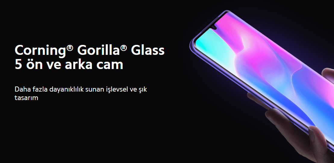 Xiaomi Mi Note 10 Lite 64GB Akıllı Cep Telefonu ( Xiaomi Türkiye Garantili ) Corning Gorilla Glass 5 ekran