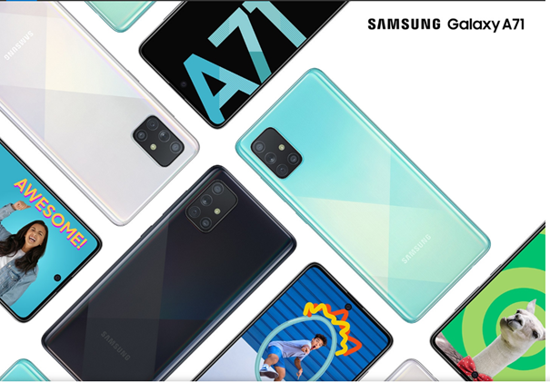 Samsung Galaxy A71 128GB 8GB Ram 6.7 inç Cep Telefonu çarpıcı bir akıllık telefon performansı