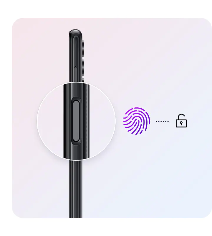 Telefonunuzun kilidini parmak izinizle açın  Güç düğmesinin içine yerleştirilen parmak izi sensörü sayesinde tek bir kesintisiz hareketle telefonunuza giriş yapabilirsiniz.
