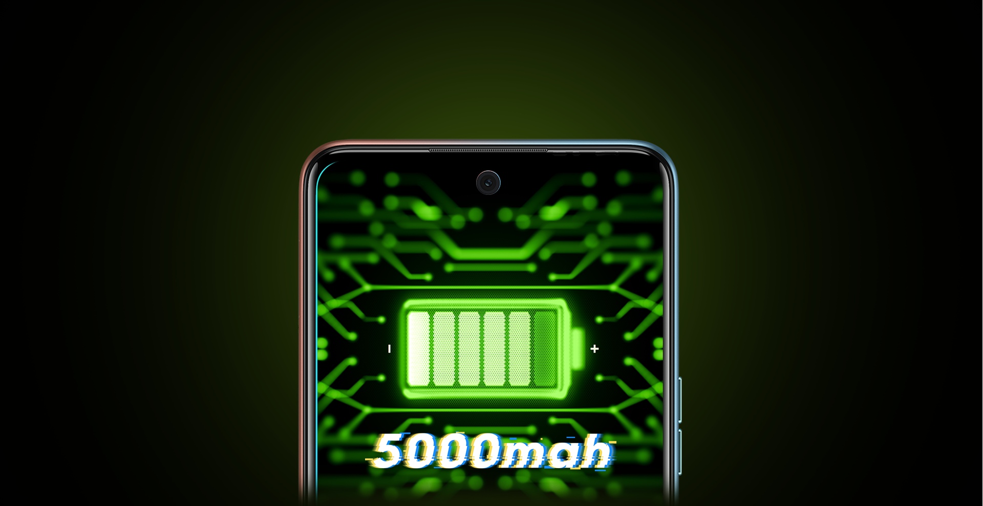 5000 mAh Uzun Ömürlü Pil Her zaman enerji dolu olun Artık sarj sorunu yaşamayacaksınız. 5000 mAh uzun ömürlü pille optimize edilmiş gücüyle SPARK 8T, size uzun süreli kullanım imkanı sağlar.