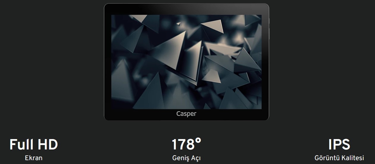 Casper Via S20 3 GB Ram 32 GB Silver 10'' Tablet