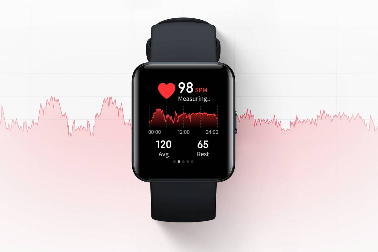 Sürekli Kalp Atış Hızı İzleme  Kalp atış hızınızı günde 24 saat boyunca izleyen yerleşik ve yüksek hassasiyetli PPG sensörü ile Anormal bir kalp atış hızı tespit edildiğinde sizi uyarır.