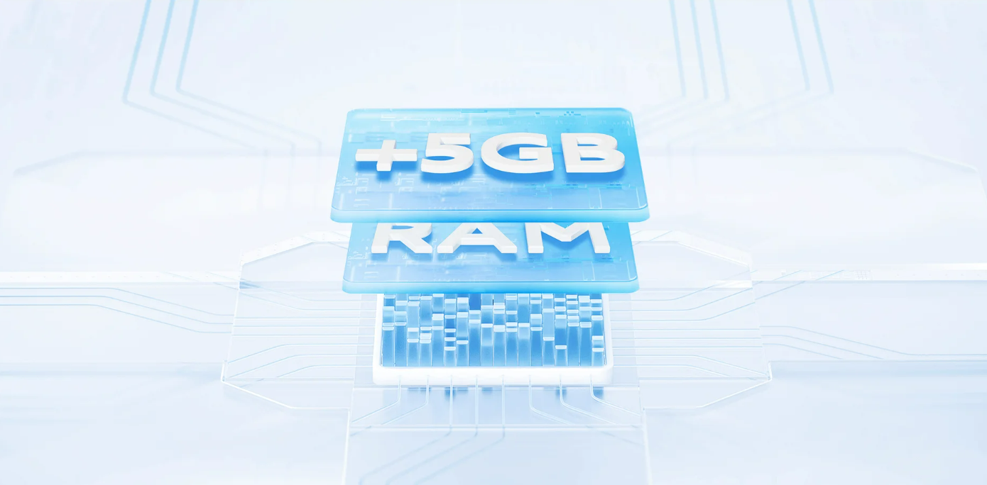 6 GB Ram kapasitesi ve 5 GB'ye kadar boş ROM alanı kullanarak üst düzey ve sorunsuz kullanıcı deneyimi ile 11 GB'ye kadar genişletme.