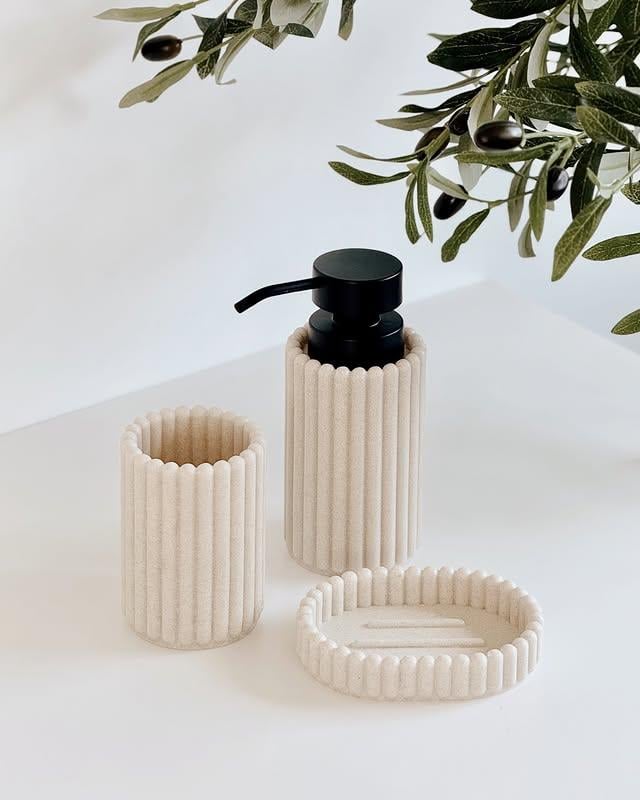 Diş Fırçalı Banyo Sabunluk Seti