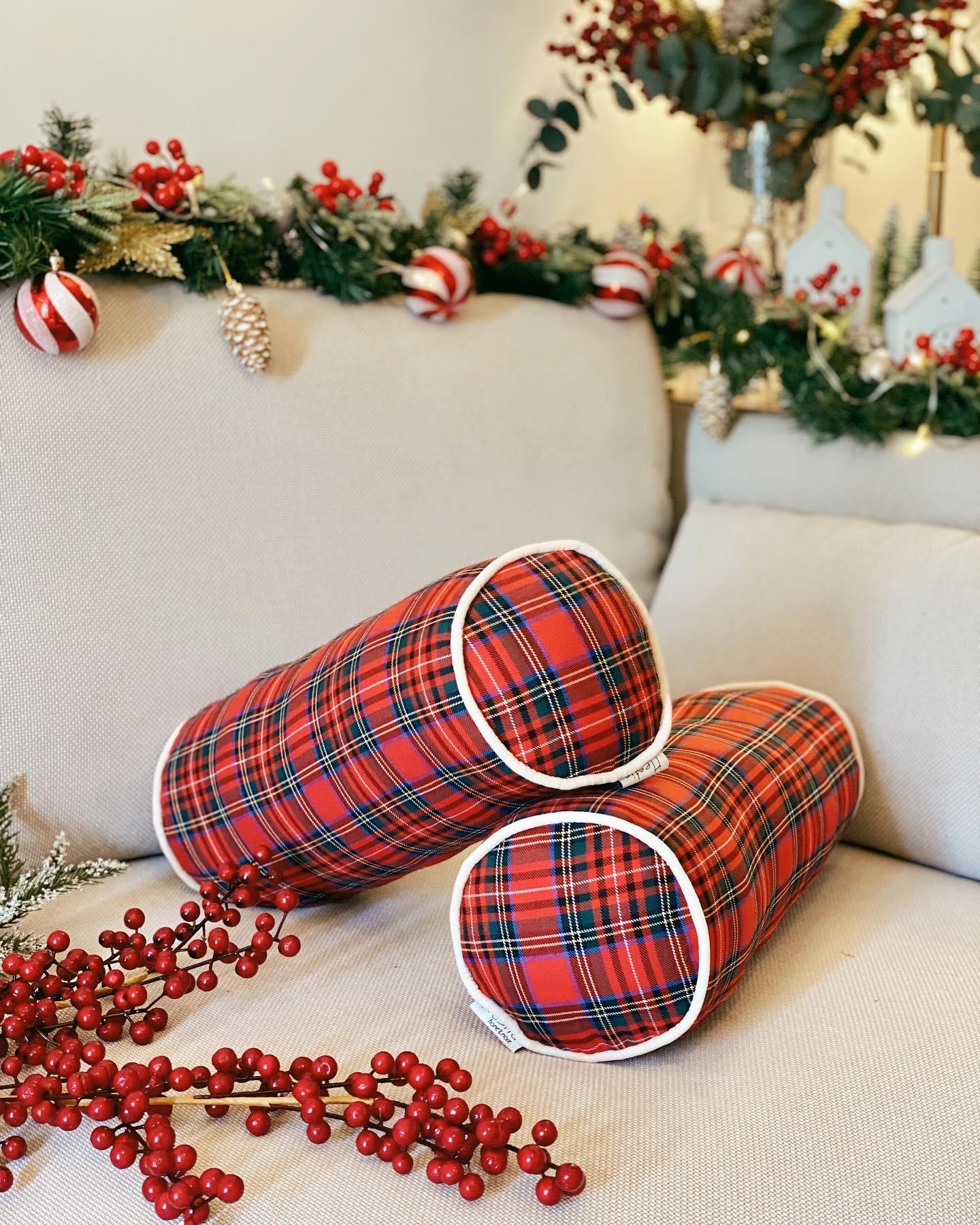 Yılbaşı Silindir Yastık Parçalı