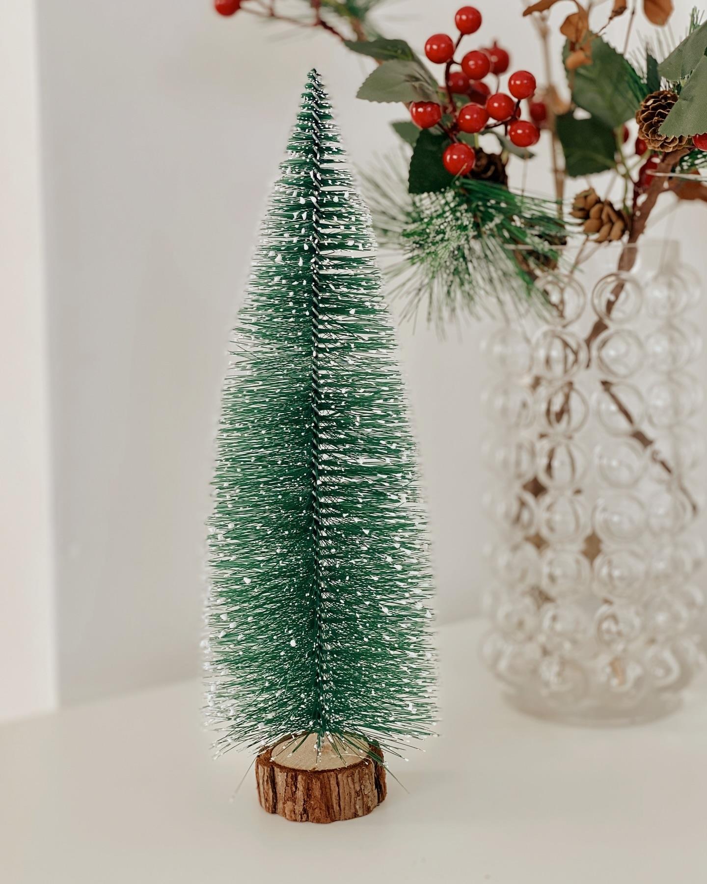 Yılbaşı Süs Karlı Çam Ağacı 29 cm