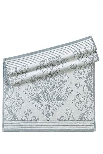 Violet Kadife Jakarlı 50*90 Tekli Yüz Havlusu - Yeşil