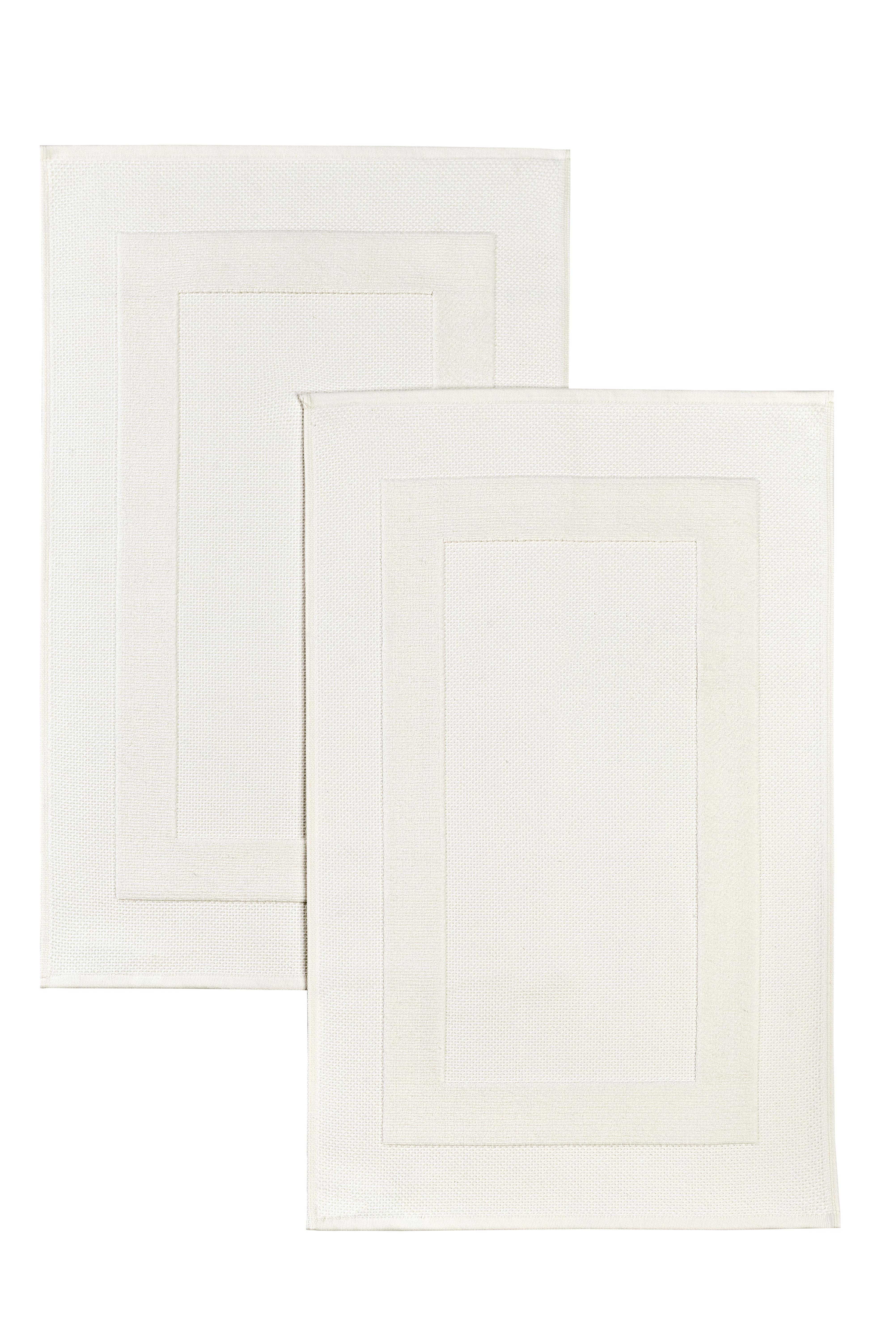 Bernini %100 Pamuk 50X80 2'Li Ayak Havlusu - Krem