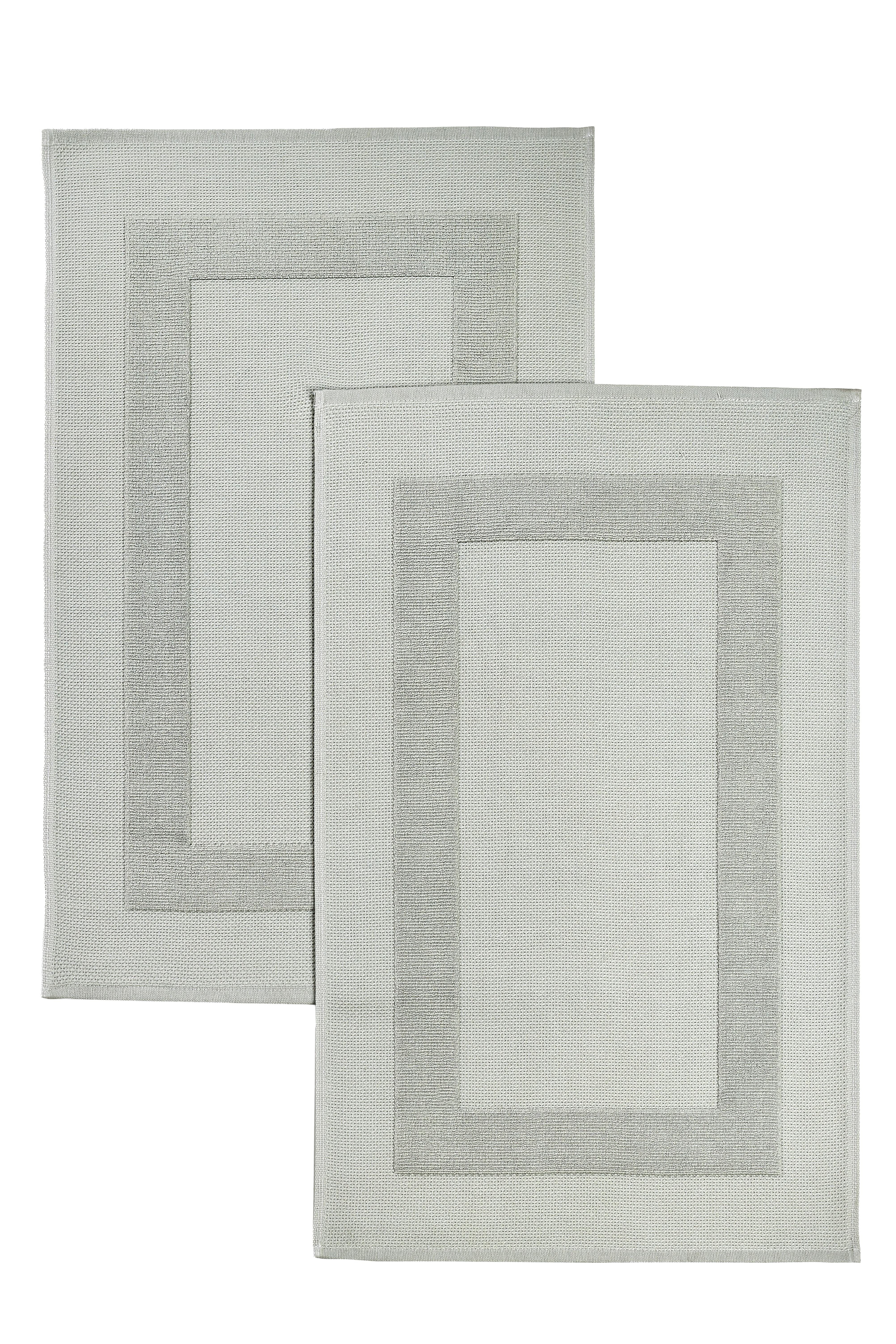 Bernini %100 Pamuk 50X80 2'Li Ayak Havlusu - Antrasit