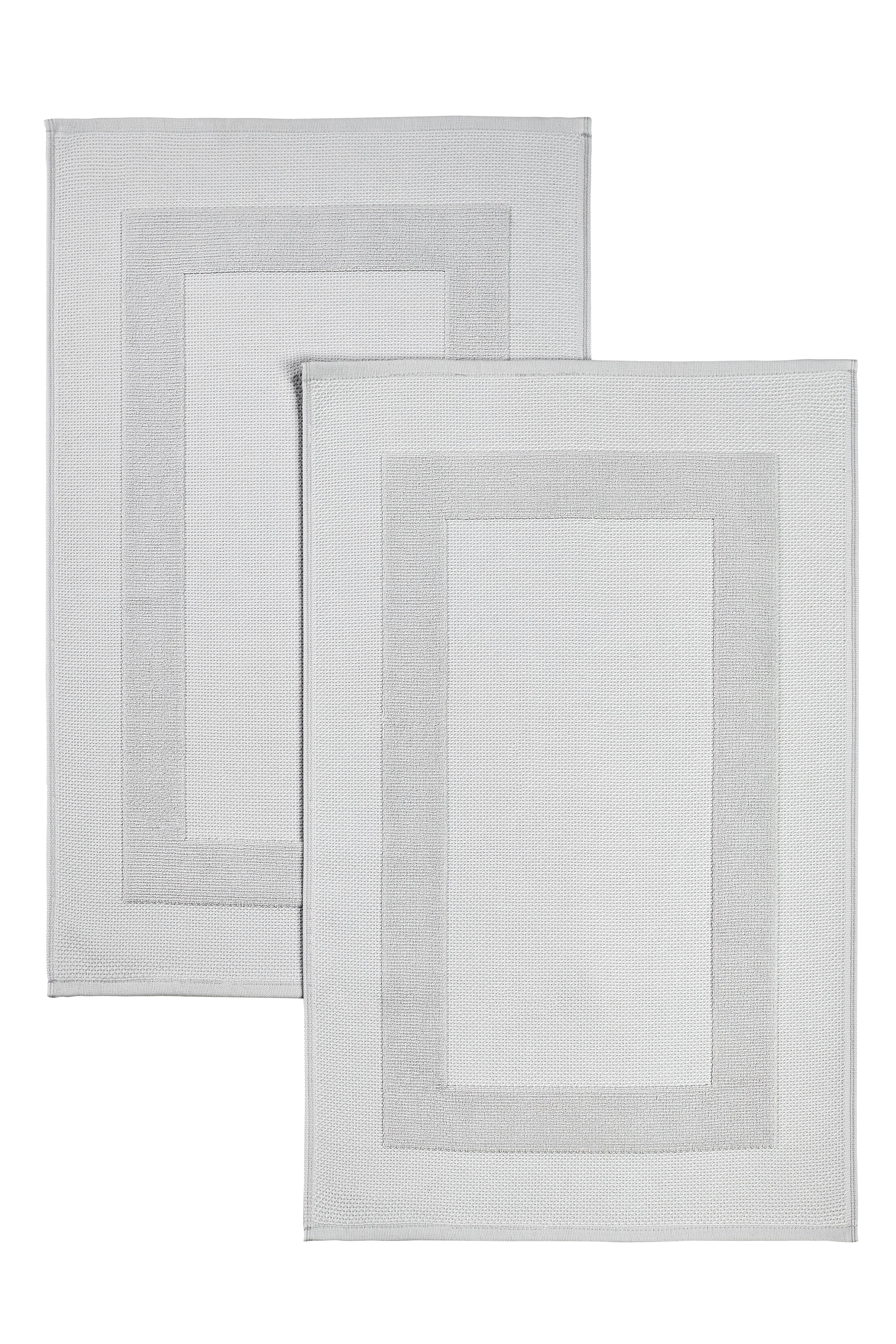 Bernini %100 Pamuk 50X80 2'Li Ayak Havlusu - Gri