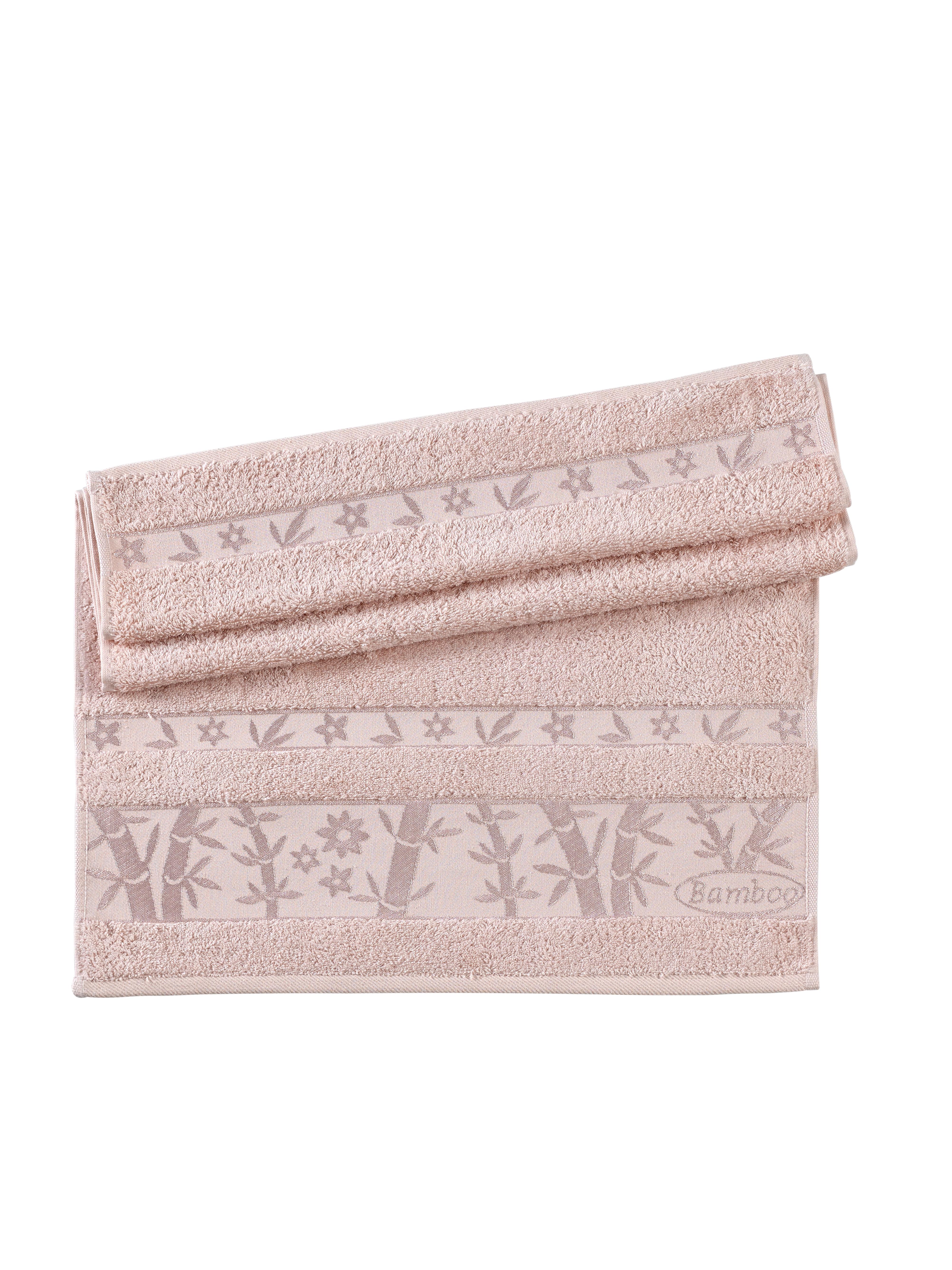 Elit Pastel Bambu 50*90 Tekli Yüz Havlusu - Pudra