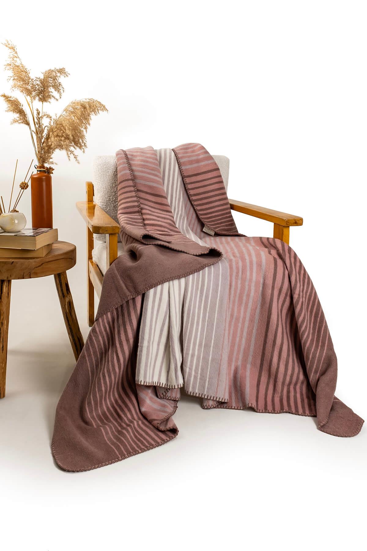 Wonna Pamuklu Tek Kişilik Battaniye V3 - Lila