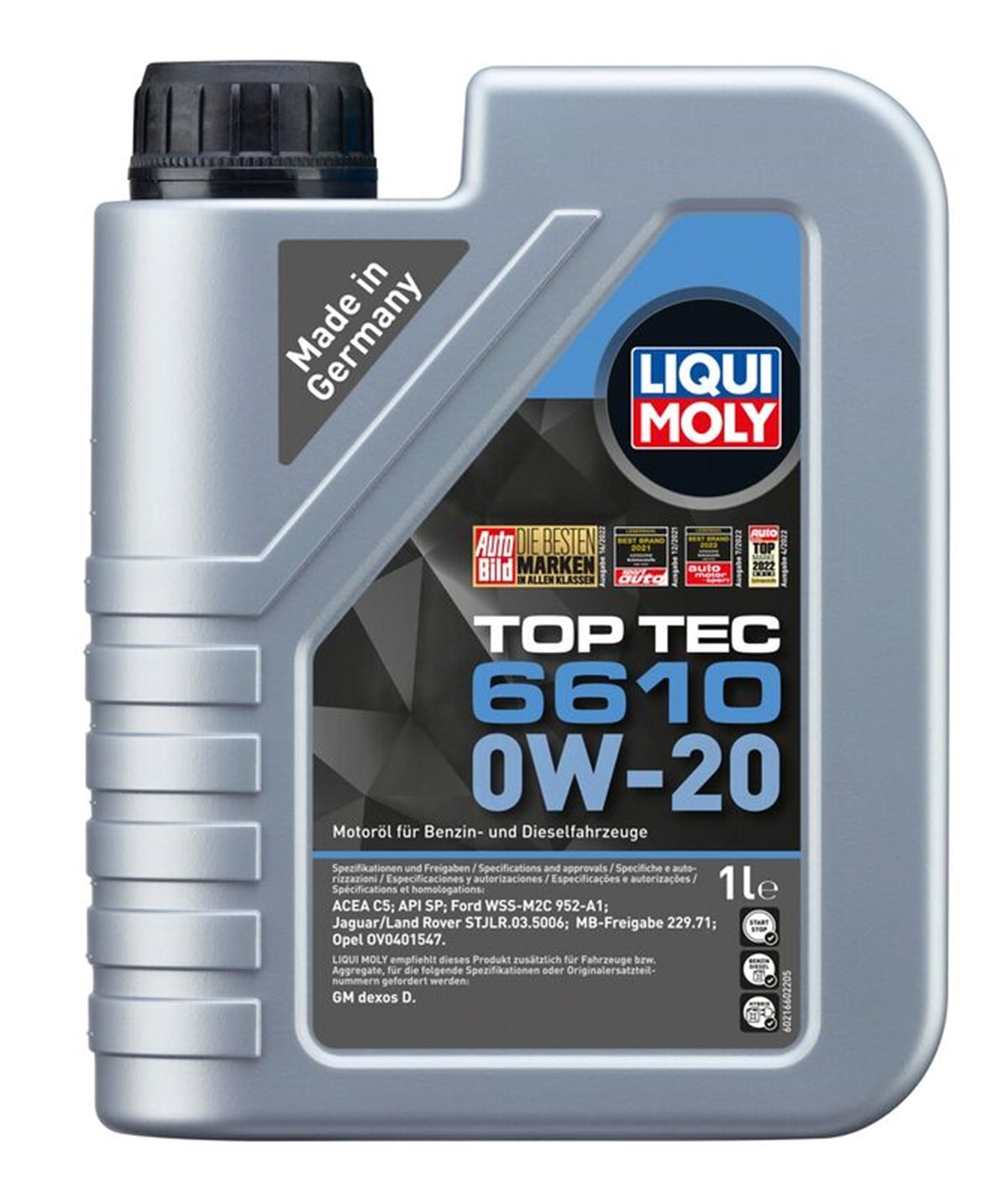 LIQUI MOLY 0W20 Motor Yağı Top Tec 6610 1 Litre  (21660)