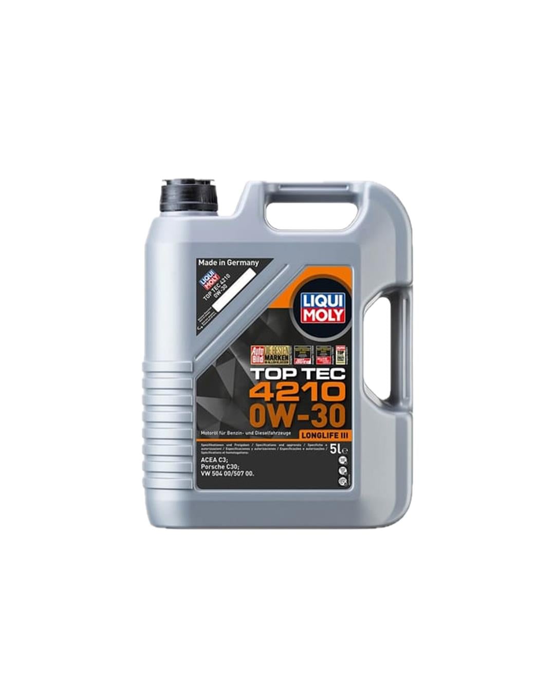 LIQUI MOLY 0W30 VW Motor Yağı Tam Sentetik TOP TEC 4210  5 Litre (21605)
