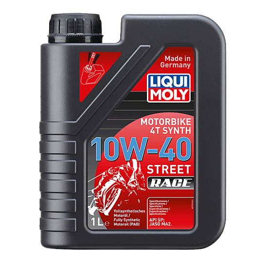 LIQUI MOLY 10W40 4T RACE Motosiklet Tam Sentetik Motor Yağı 1 Litre (20753)