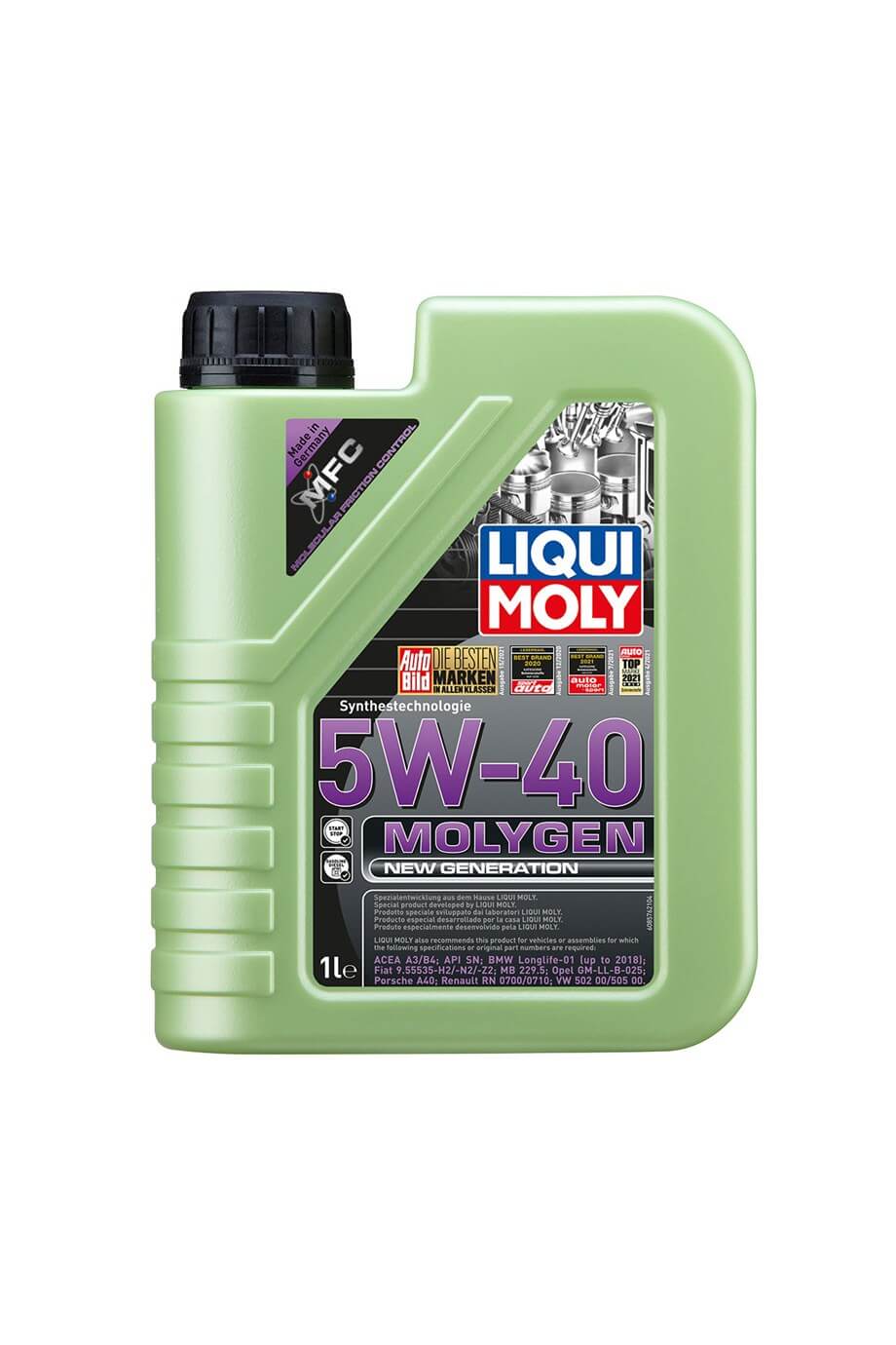 LIQUI MOLY 5W40 Motor Yağı Molygen New Generation 1 Litre  (8576)
