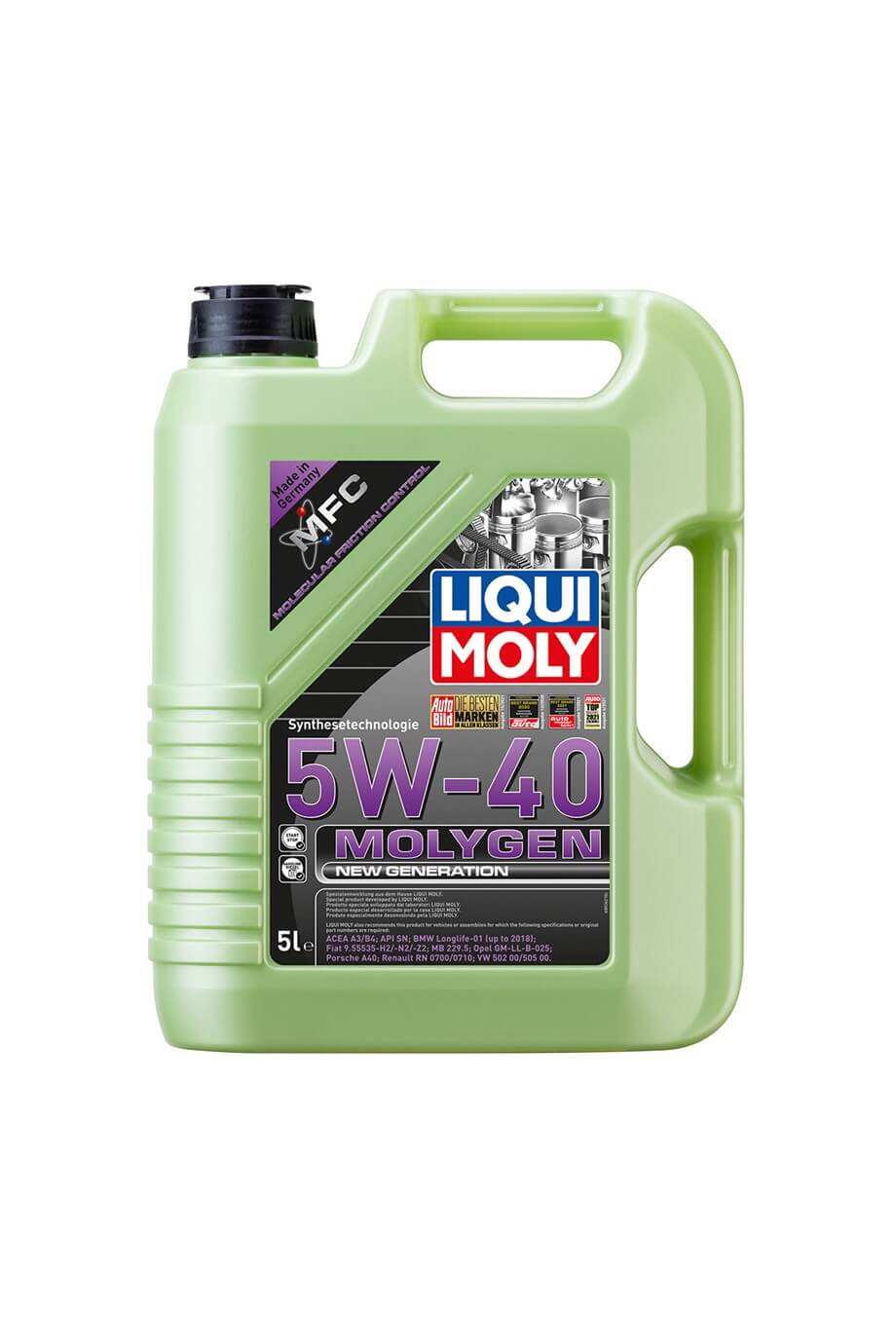 LIQUI MOLY 5W40 Motor Yağı Molygen New Generation 5 Litre  (8536)