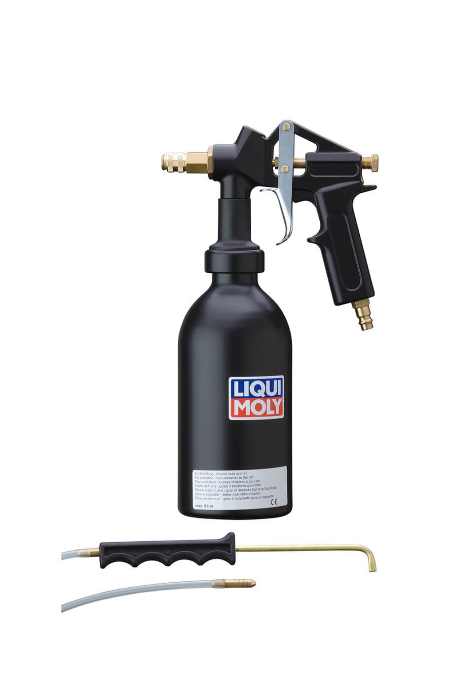 LIQUI MOLY DPF Temizleme Aluminyum Kabı ve Püskürtme Apareyi (6226)