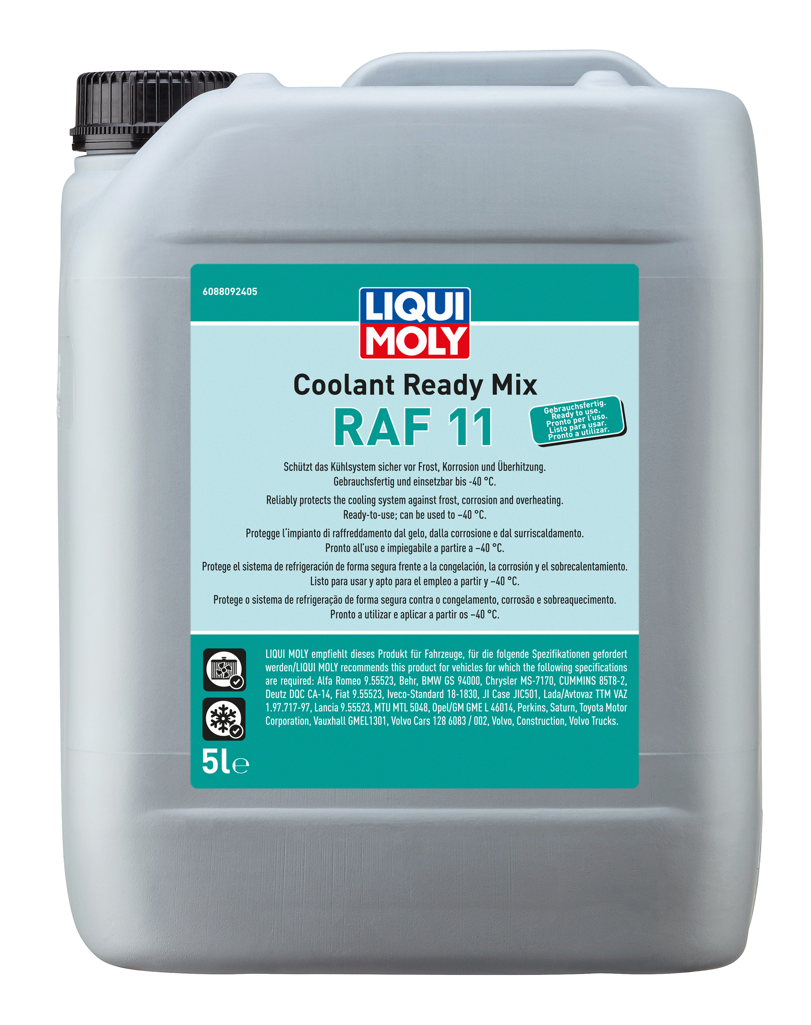 LIQUI MOLY Radyatör Antifrizi RAF 11 (G11)  Mavi 5 l (8809)