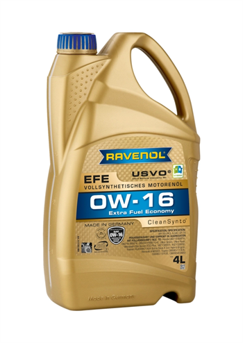 RAVENOL Extra Fuel Economy EFE SAE 0W-16 (Tam Sentetik Motor Yağı) 4 Litre