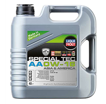 LIQUI MOLY 0W16 Motor Yağı Special Tec  AA 4 Litre (21327)