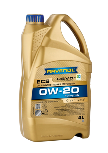 RAVENOL Eco Synth ECS SAE 0W-20 (Tam Sentetik Motor Yağı) 4 Litre