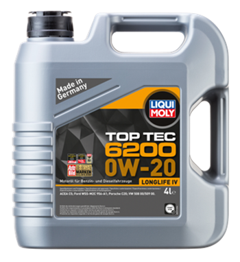 LIQUI MOLY 0W20 Motor Yağı Top Tec 6200 4 Litre  (20788)