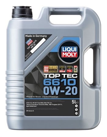 LIQUI MOLY 0W20 Motor Yağı Top Tec 6610 5 Litre  (21662)