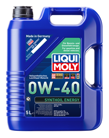 LIQUI MOLY 0W40 Synthoil Energy Tam Sentetik Motor Yağı 5 Litre (9515)