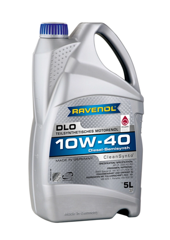 RAVENOL DLO SAE 10W-40 (Yarı Sentetik Motor Yağı) 5 Litre