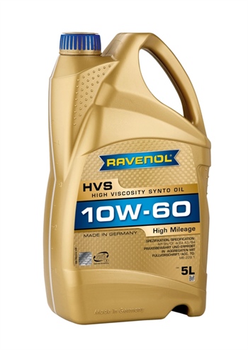 RAVENOL HVS High Viscosity Synto Motor Yağı SAE 10W-60 5 Litre