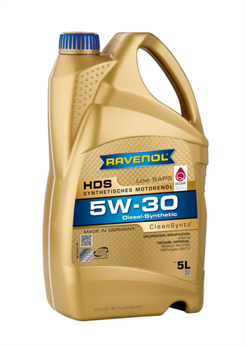 RAVENOL HDS Hydrocrack Diesel Specific SAE 5W-30 Tam Sentetik Motor Yağı 5 Litre