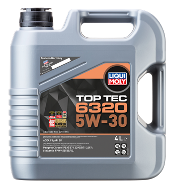 LIQUI MOLY Top Tec 6320 5W30 Motor Yağı 4 Litre (23166)