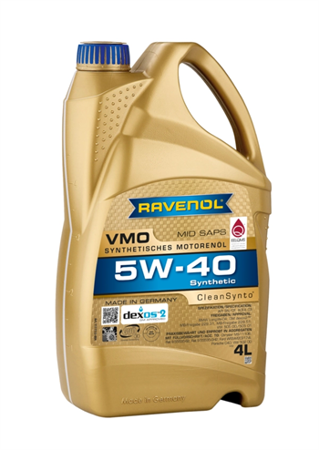 RAVENOL VMO SAE 5W-40 Tam Sentetik Motor Yağı 4 Litre