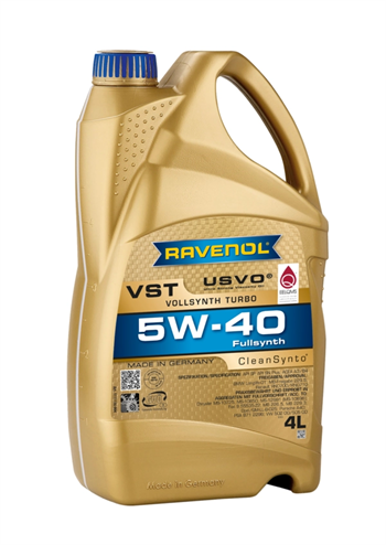 RAVENOL VollSynth Turbo VST SAE 5W-40 (Tam Sentetik Motor Yağı) 4 Litre