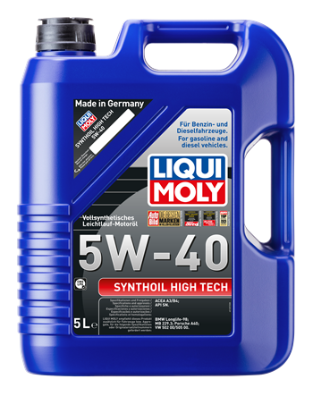 LIQUI MOLY 5W40 Synthoil High Tech Tam Sentetik Motor Yağı 5 Litre (1856)