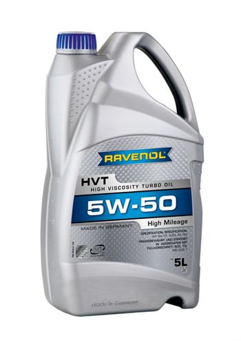 RAVENOL HVT High Viscosity Turbo Motor Yağı SAE 5W-50 5 Litre