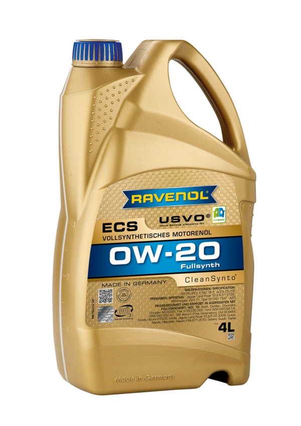 RAVENOL Eco Synth ECS SAE 0W-20 (Tam Sentetik Motor Yağı) 4 Litre