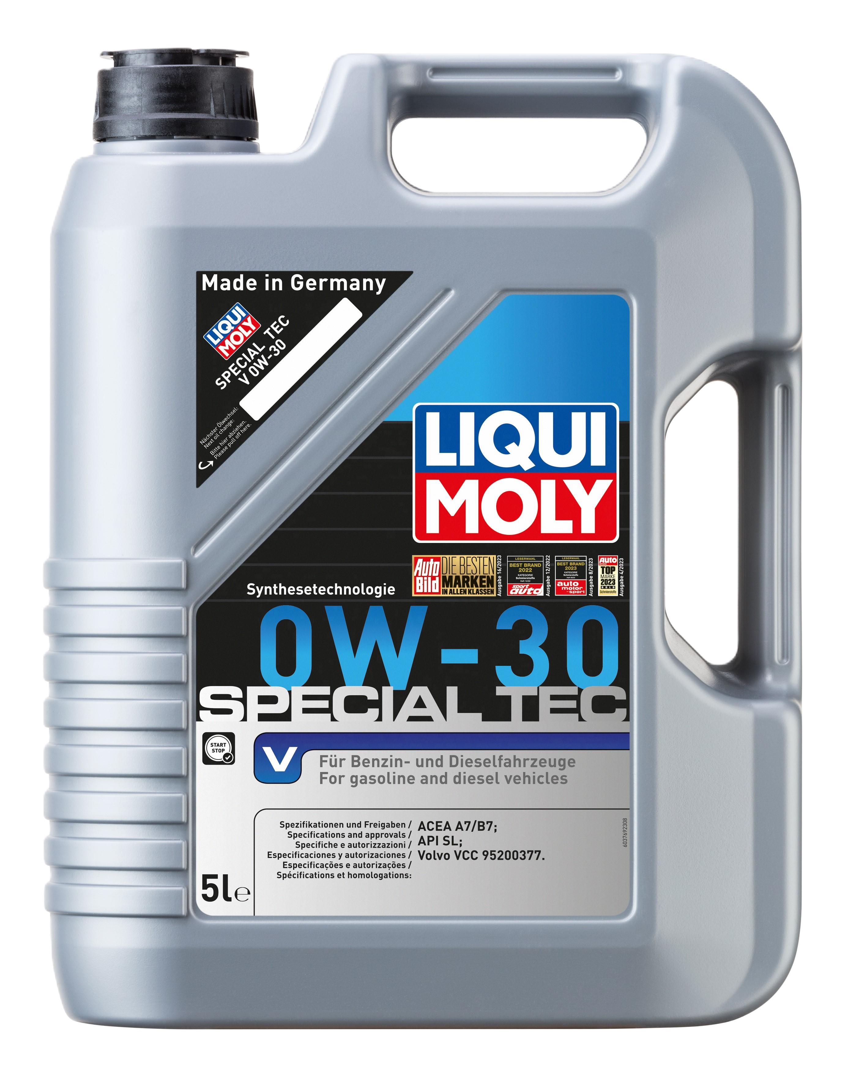 LIQUI MOLY 0W30 Motor Yağı Special Tec Volvo   5 Litre (2853)