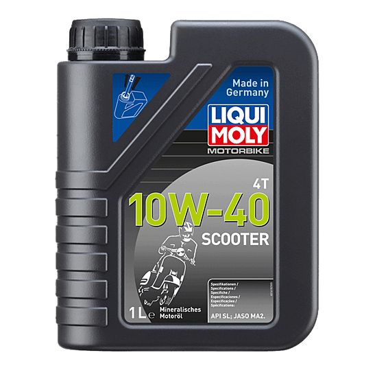 LIQUI MOLY 10W40 4T  Basic Scooter Motosiklet Motor Yağı 1 Litre (1618)